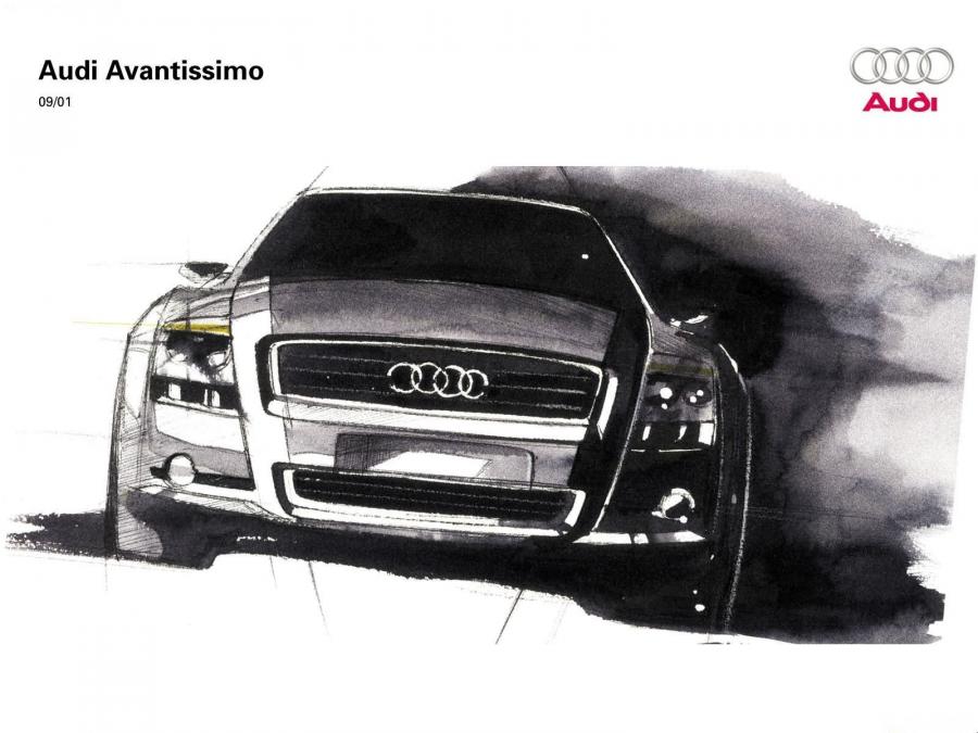 Эскиз Audi Avantissimo Concept 2001 года  (фото 28 из 29)